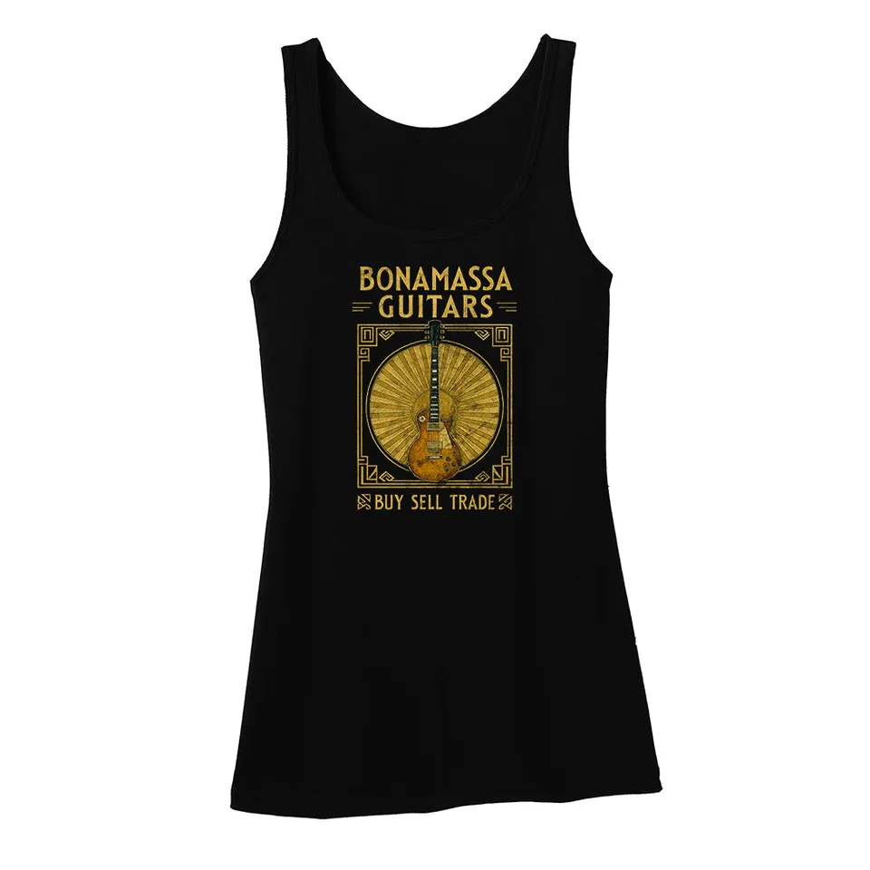 Joe Bonamassa Standard Gold singlet dame svart bomull