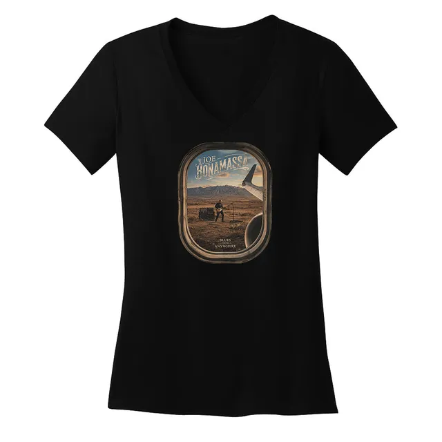 Joe Bonamassa Blues From Anywhere V-hals t-skjorte dame bomull