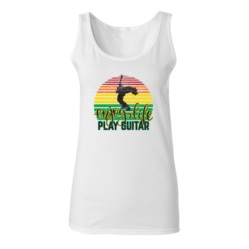 Joe Bonamassa Enjoy Life Play Guitar singlet dame bomull svart
