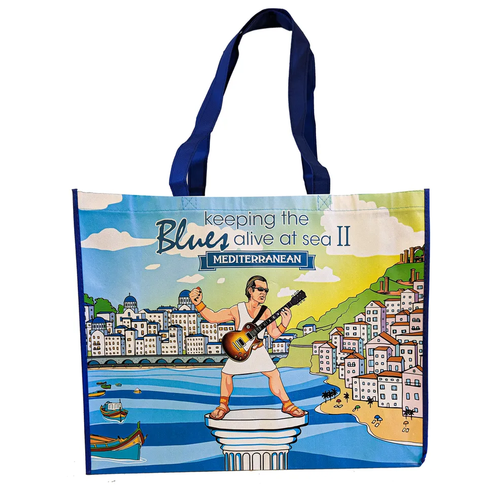 Joe Bonamassa KTBA at Sea Mediterranean II tote bag