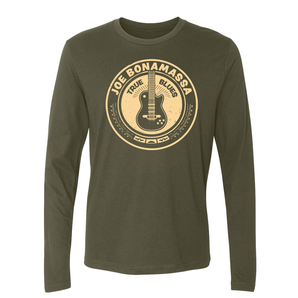 Joe Bonamassa True Blues langermet trøye svart fitted