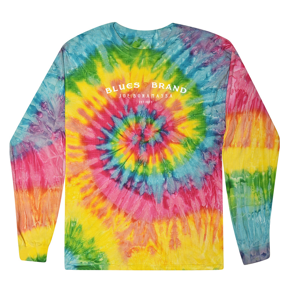 Joe Bonamassa Blues Brand langermet t-skjorte tie-dye bomull