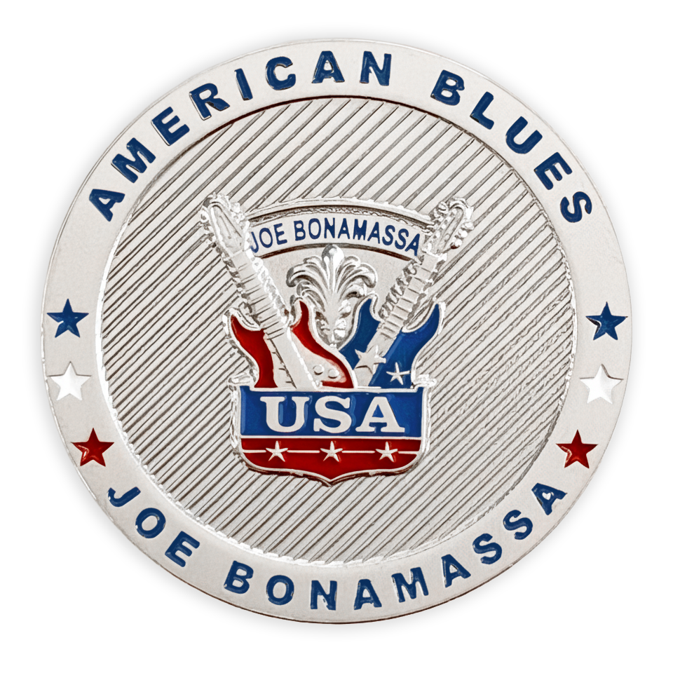Joe Bonamassa In Blues We Trust samlemynt messing 44 mm