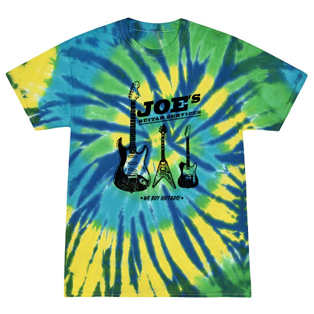 Joe Bonamassa Guitar Service tie-dye t-skjorte aurora bomull