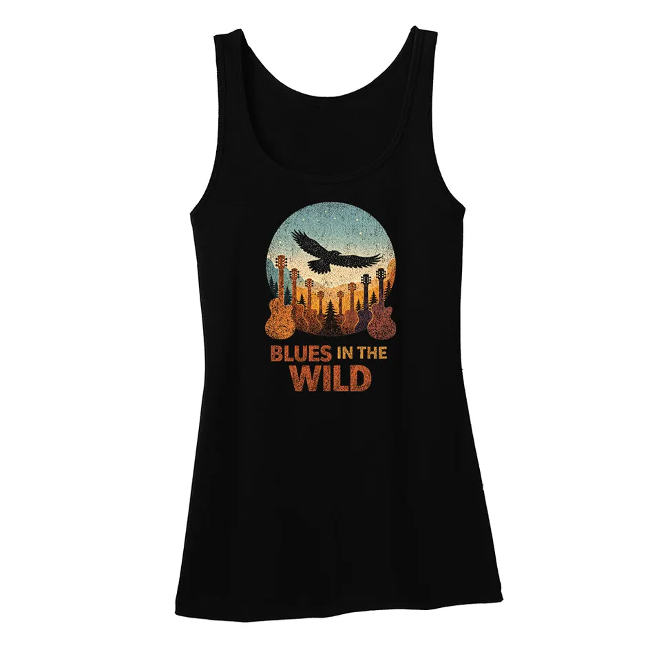Joe Bonamassa Blues In The Wild singlet dame sort bomull