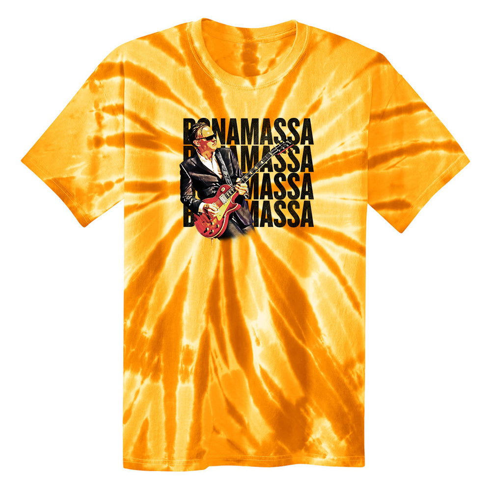 Joe Bonamassa Quadamassa 2.0 Tie Dye T-skjorte bomull