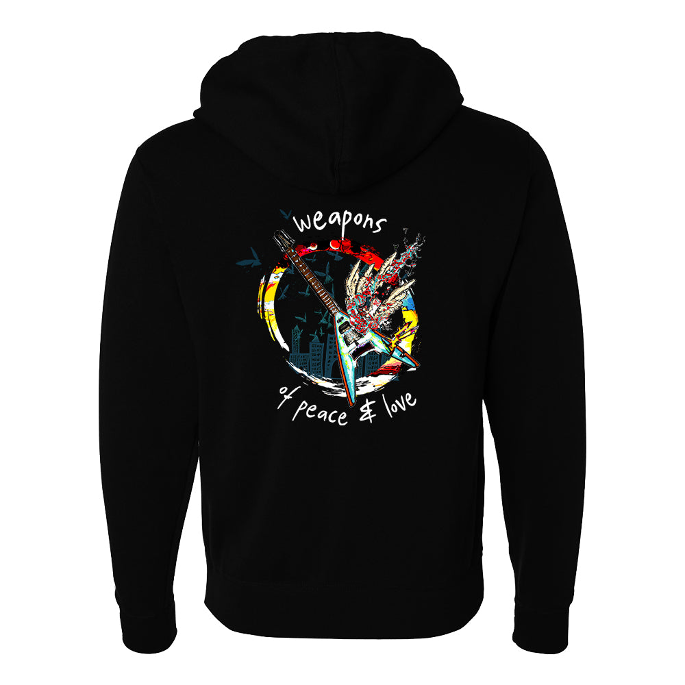 Joe Bonamassa Weapons of Love and Peace zip-hoodie svart