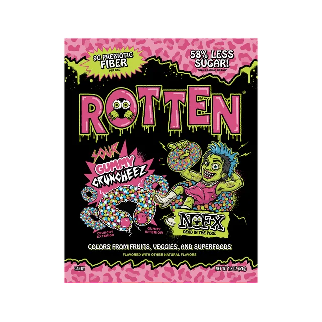 NOFX Rotten Sour Gummy Crucheez vingummi 51g