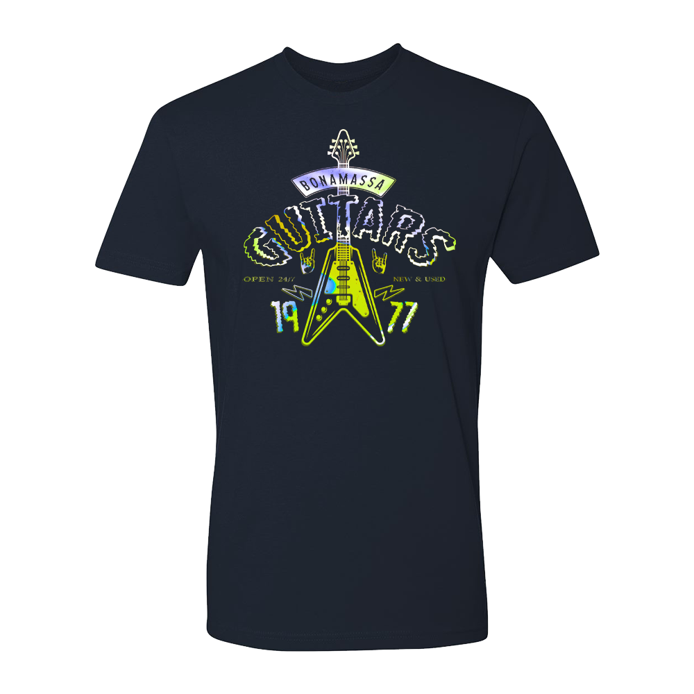 Joe Bonamassa Guitar Shockz t-skjorte unisex svart