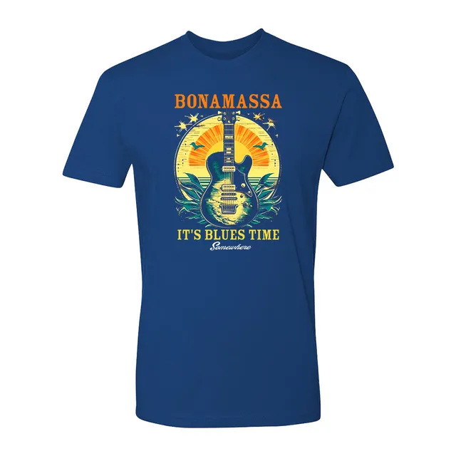 Joe Bonamassa It’s Blues Time Somewhere t-skjorte unisex bomull