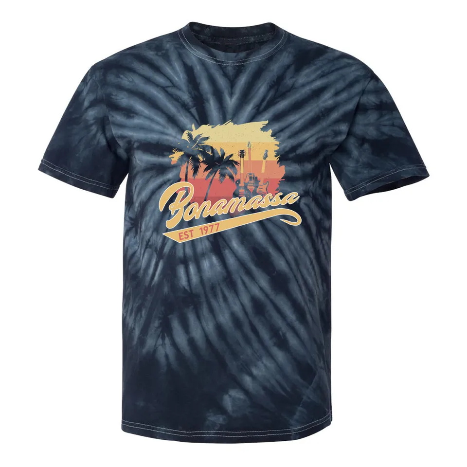 Joe Bonamassa Sunset Tropical Blues tie-dye t-skjorte