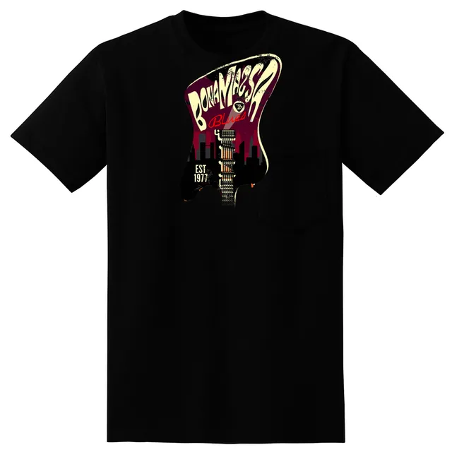 Joe Bonamassa Guitar City Pocket t-skjorte unisex bomull