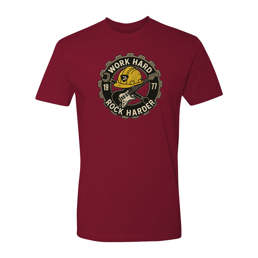 Joe Bonamassa Work Hard, Rock Harder t-skjorte svart bomull
