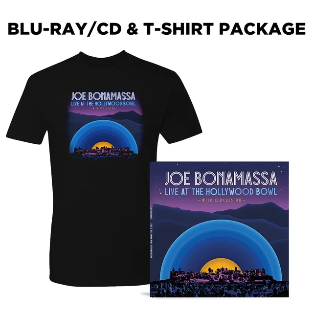 Joe Bonamassa Hollywood Bowl Blu-ray/CD + t-skjorte pakke unisex