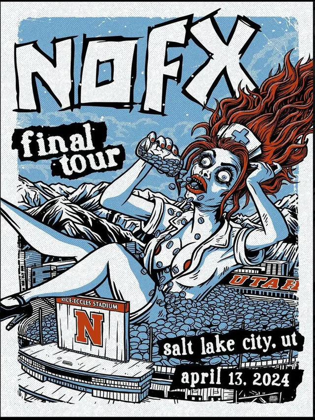 NOFX Salt Lake City poster Final Shows