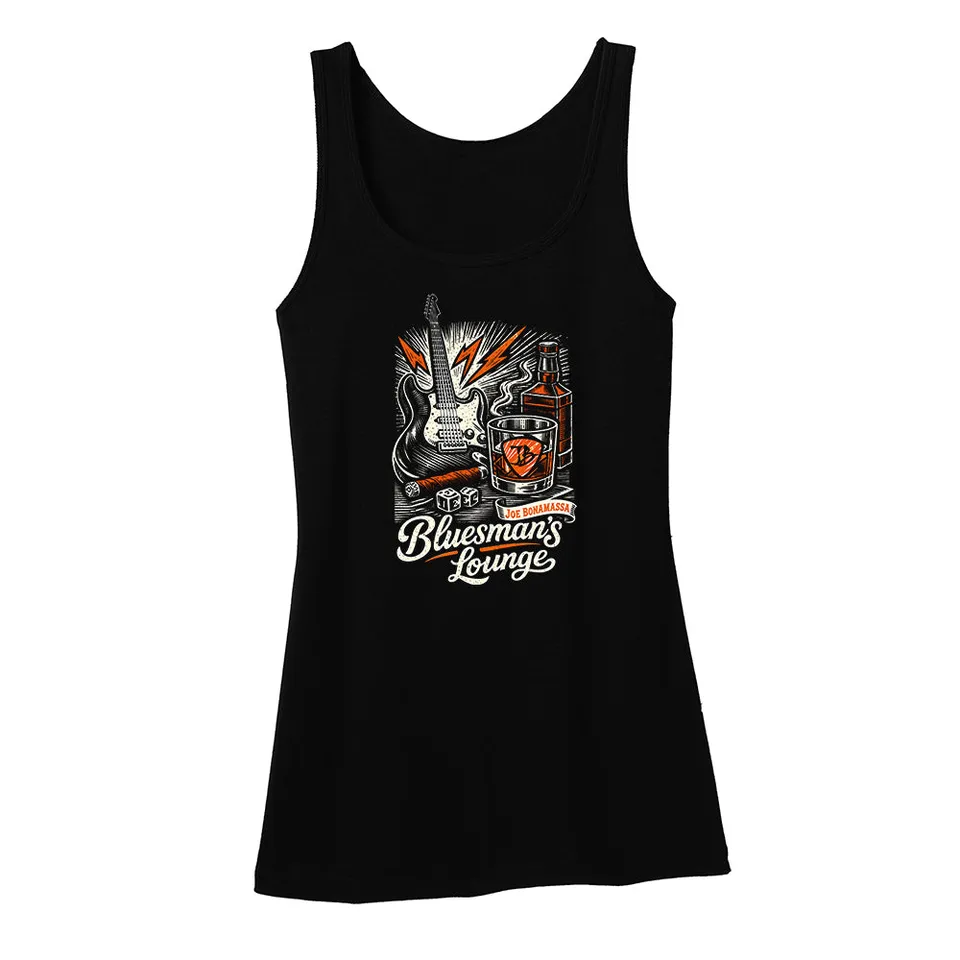 Joe Bonamassa Bluesman's Lounge singlet dame svart bomull