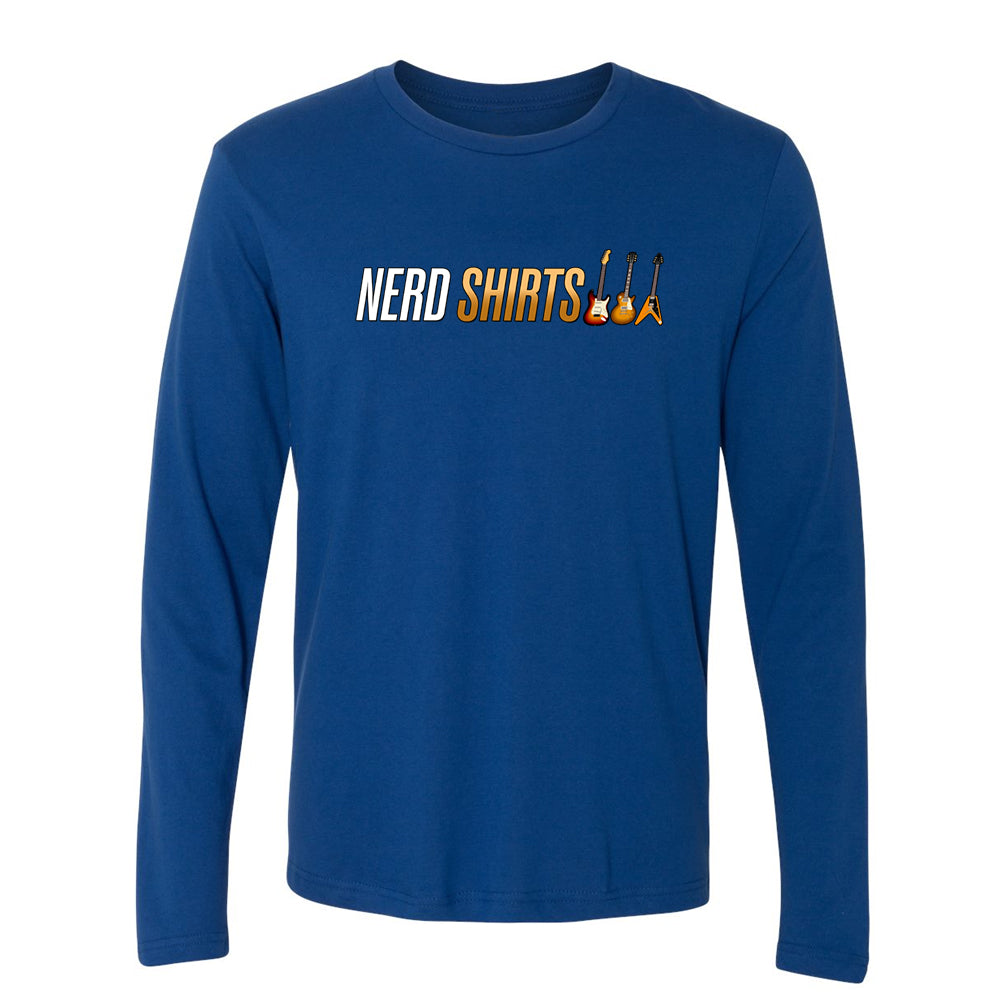 Joe Bonamassa Nerd Shirts langermet t-skjorte herre bomull
