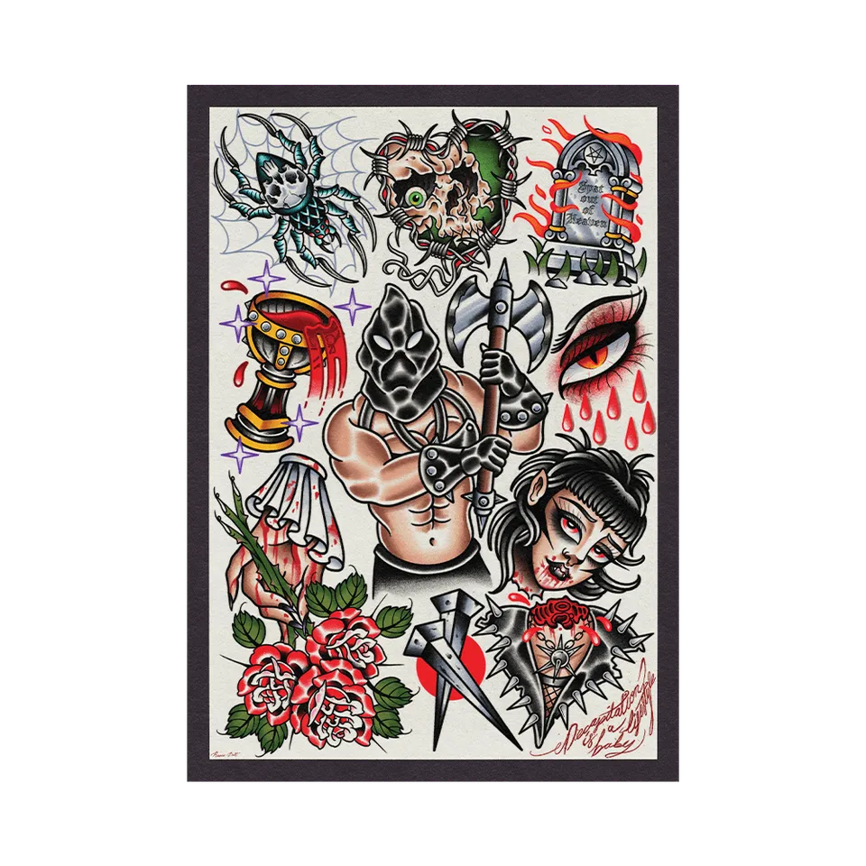 Creeper Friday 13th 2026 flash sheet plakat A3