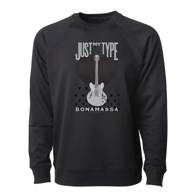 Joe Bonamassa Just My Type Lightweight Crew Neck Long Sleeve genser svart