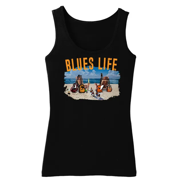 Joe Bonamassa Blues Life singlet dame svart bomull