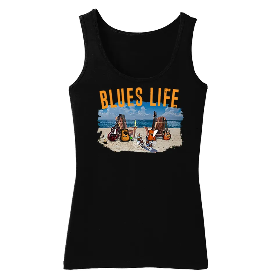 Joe Bonamassa Blues Life singlet dame svart bomull