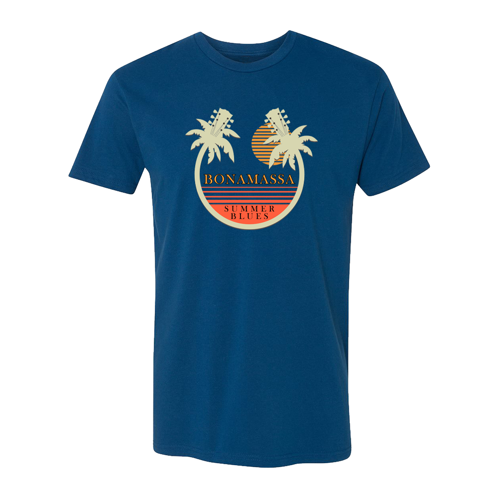 Joe Bonamassa Summer Palms t-skjorte unisex bomull