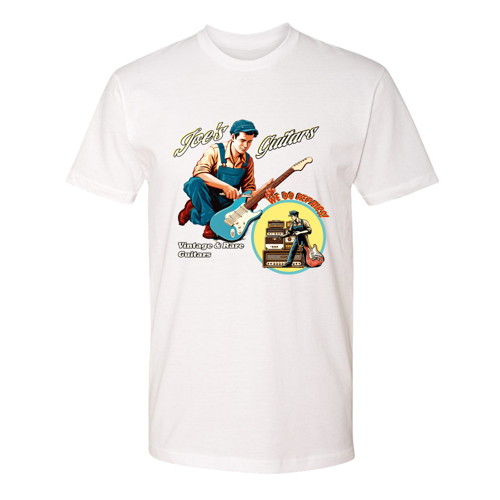 Joe Bonamassa Guitar & Repair Shop t-skjorte unisex bomull