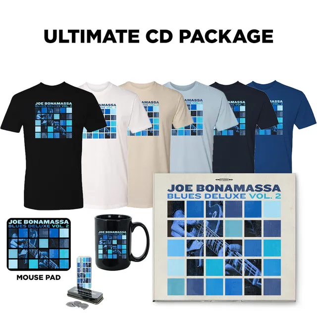 Joe Bonamassa Blues Deluxe Vol.2 Ultimate CD-pakke 5 deler
