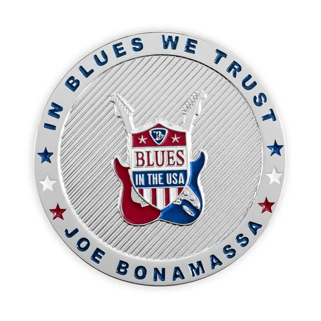 Joe Bonamassa In Blues We Trust samlemynt messing 44 mm