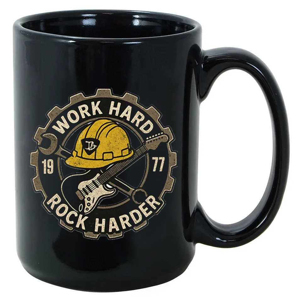 Joe Bonamassa Work Hard Rock Harder Krus keramikk 11oz
