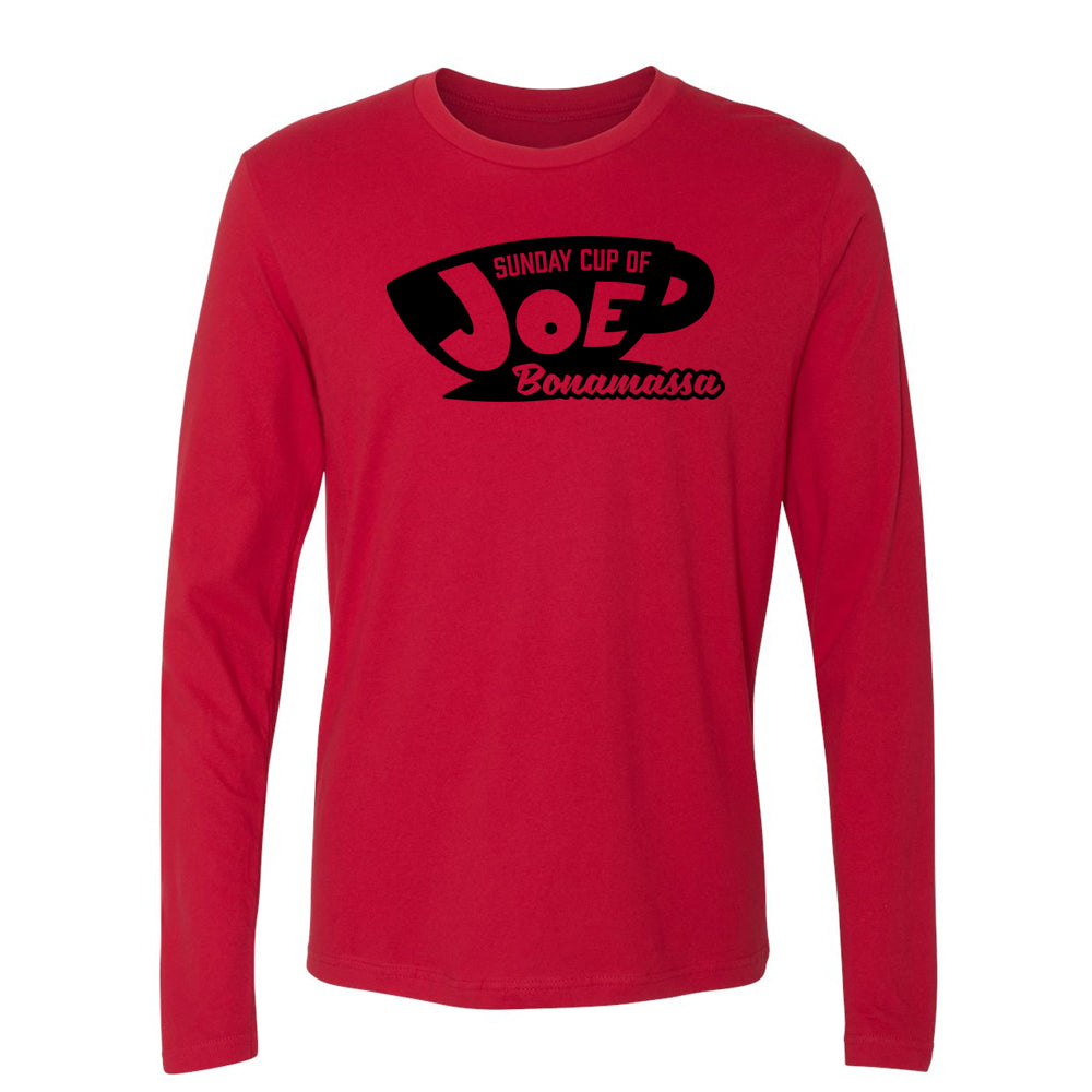Joe Bonamassa Sunday Cup Of Joe langermet t-skjorte svart bomull