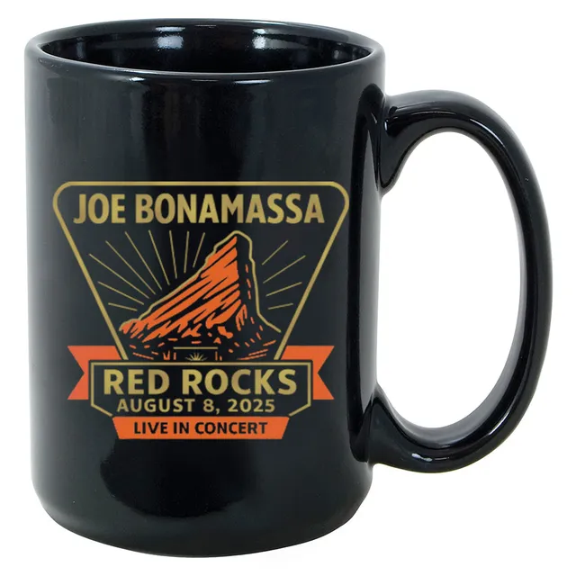 Joe Bonamassa 2025 Red Rocks krus keramikk 11oz