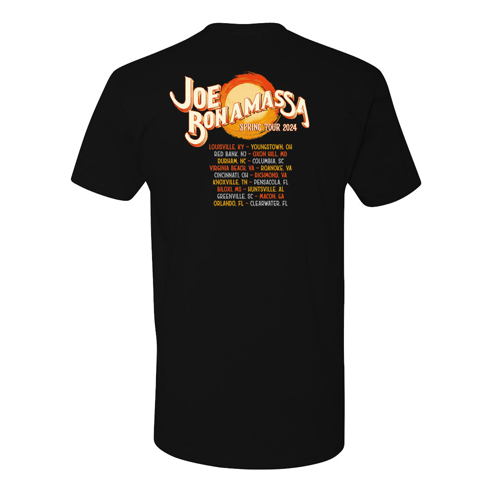 Joe Bonamassa U.S. Spring Tour Serenade t-skjorte unisex svart