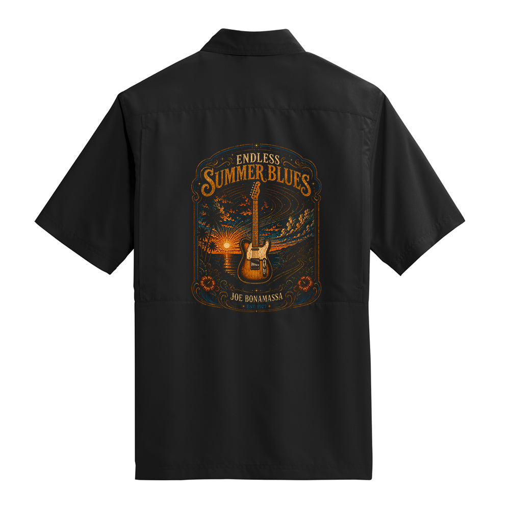 Joe Bonamassa Endless Summer Blues UV skjorte herre svart