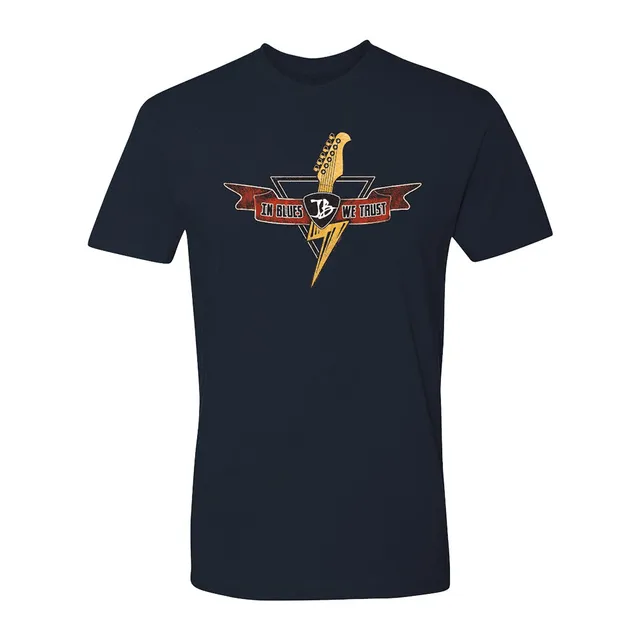 Joe Bonamassa Blues Thunderbolt T-skjorte unisex svart bomull