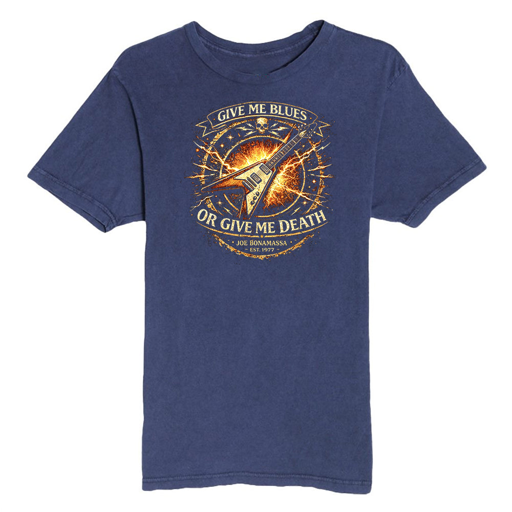 Joe Bonamassa Give Me Blues vintage t-skjorte svart