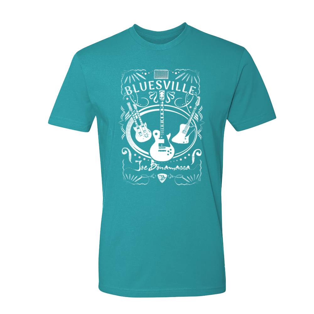 Joe Bonamassa Welcome to Bluesville t-skjorte svart bomull