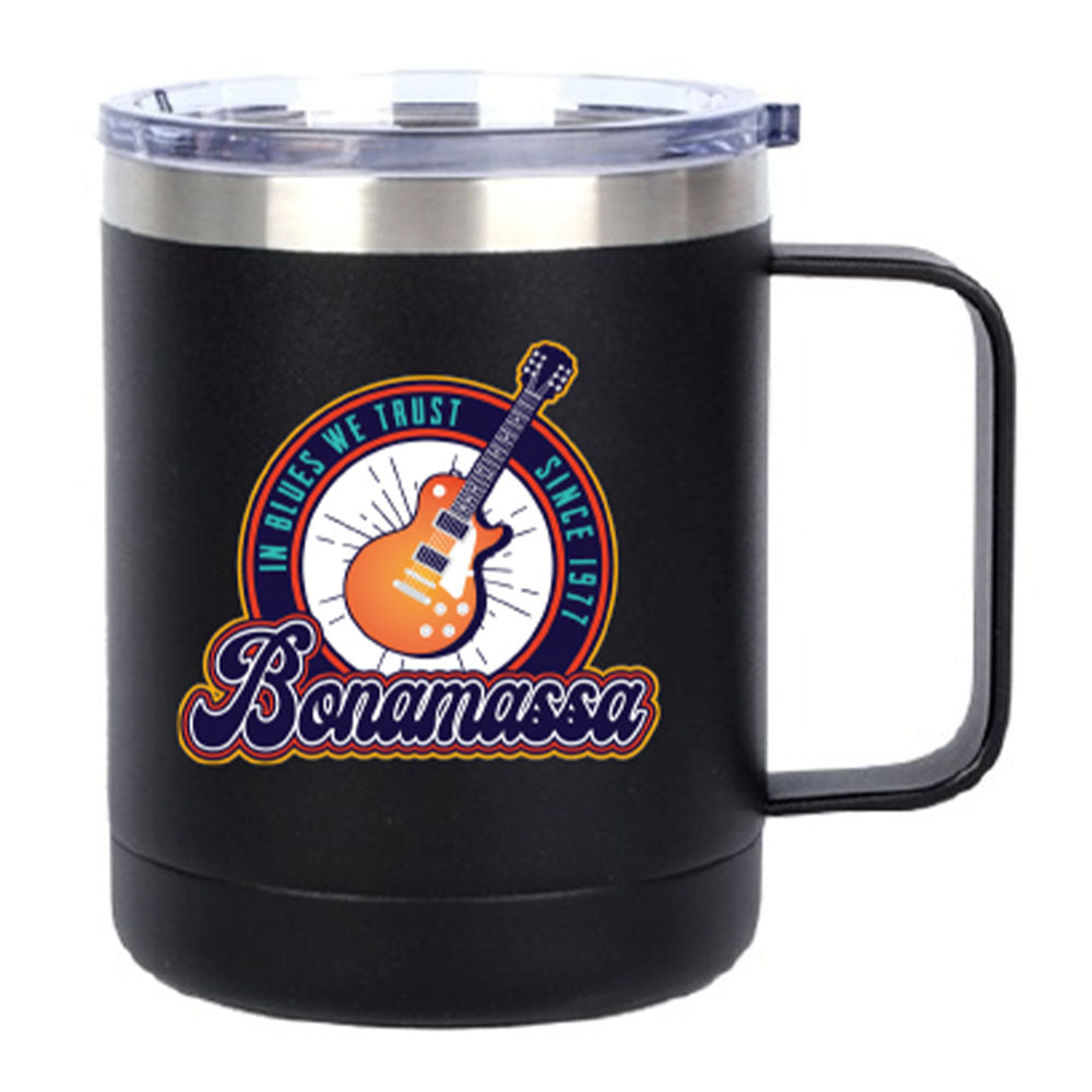Joe Bonamassa Sunburst termokopp 10oz svart stål